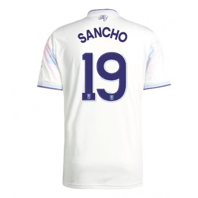 Maglie da calcio Aston Villa Jadon Sancho #19 Terza Maglia 2025-26 Manica Corta Maglie da calcio Aston Villa Jadon Sancho #19 Terza Maglia 2025-26 Manica Corta